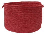 Red Braided Laundry Basket