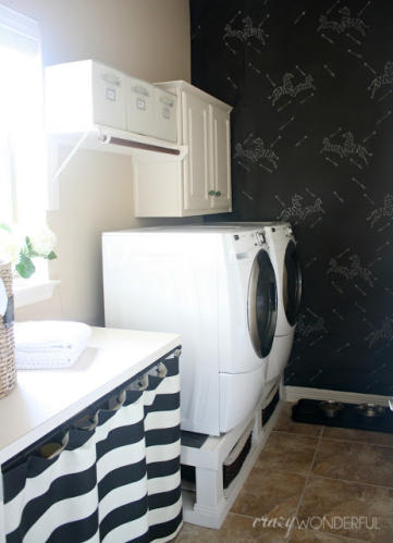 <img src="laundry room.jpg" alt="laundry room decorated in black and white ideas"> 