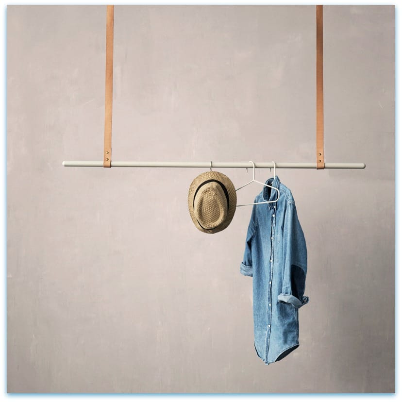 Modern Hanging Clothes Rack - Adjustable | Laundry Shoppe
