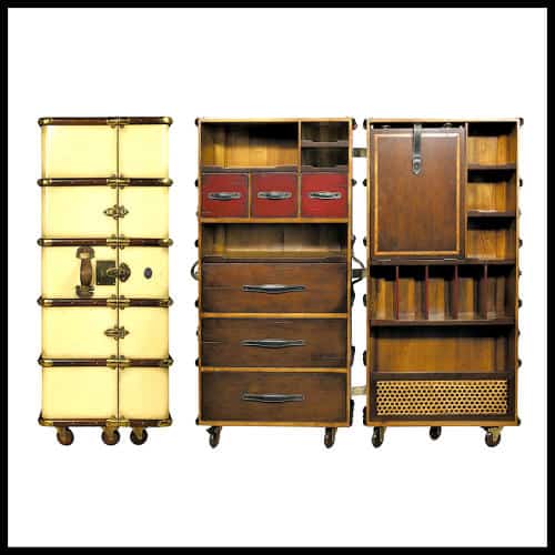  <img src="Trunk.jpg" alt="Vintage reproduction luxury wardrobe steamer trunk with drawers"> 