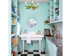 An Eclectic Charmer of A Laundry Room